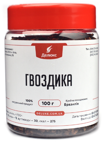 Гвоздика ціла Делюкс, 100г